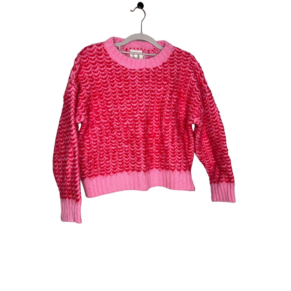 Lilli Sidonio Molly Bracken cropped‎ jumper pink and red - Picture 4 of 12